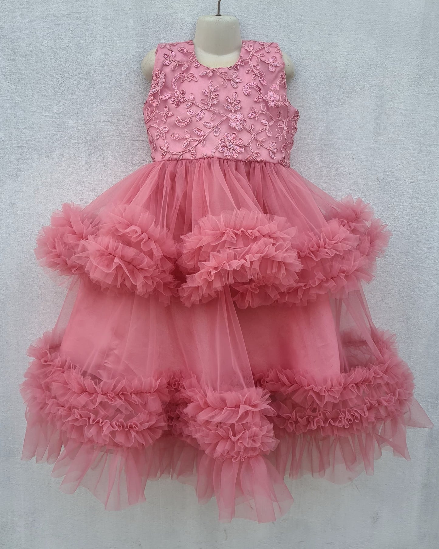 Enchanted Bloom Double Layer Frock
